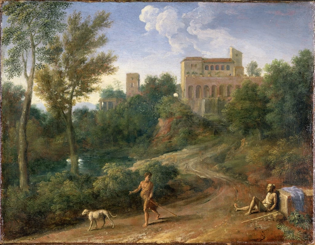 Paesaggio classico con figure - The Barber Institute of Fine Arts, University of Birmingham